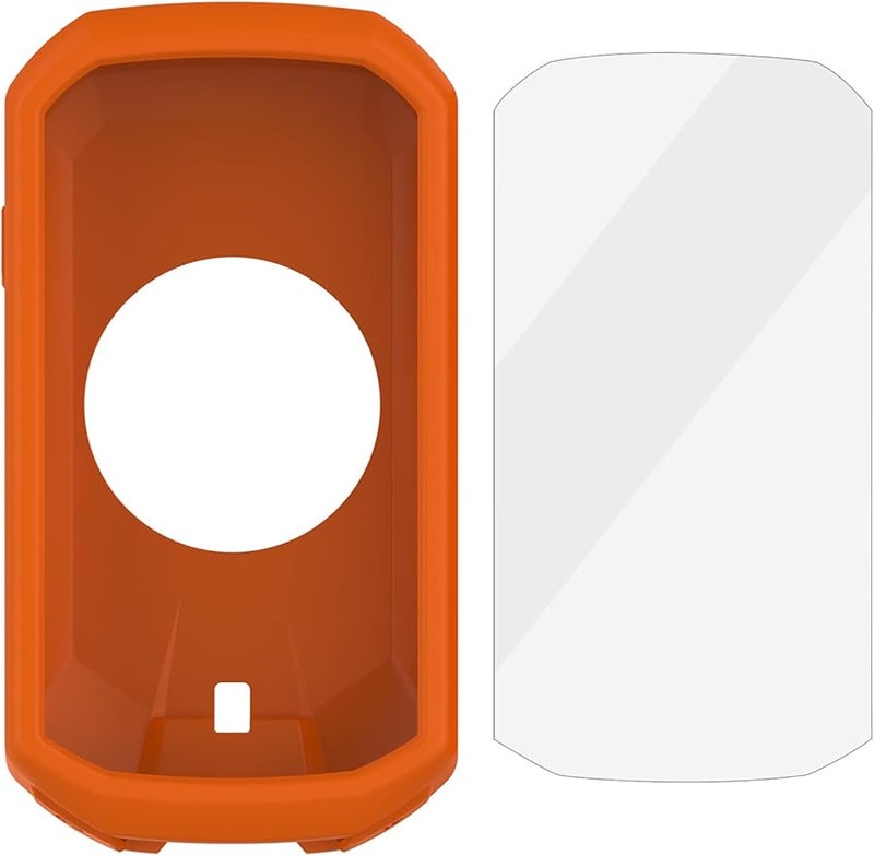 Shockproof Silicone Protective Case With Screen Protector For 1050 Code Watch Navigation Cycling Computer Color A - Image 5